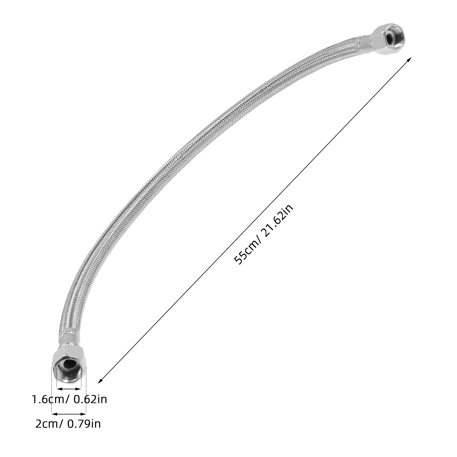 Stainless Steel Braided Air Co - огляд і ціна Flexible Hose Braided