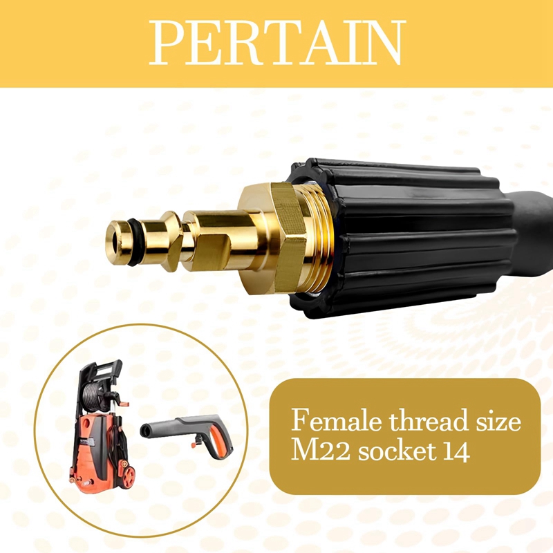 High Pressure Washer Adapter M - огляд і ціна Compression Fitting Brass