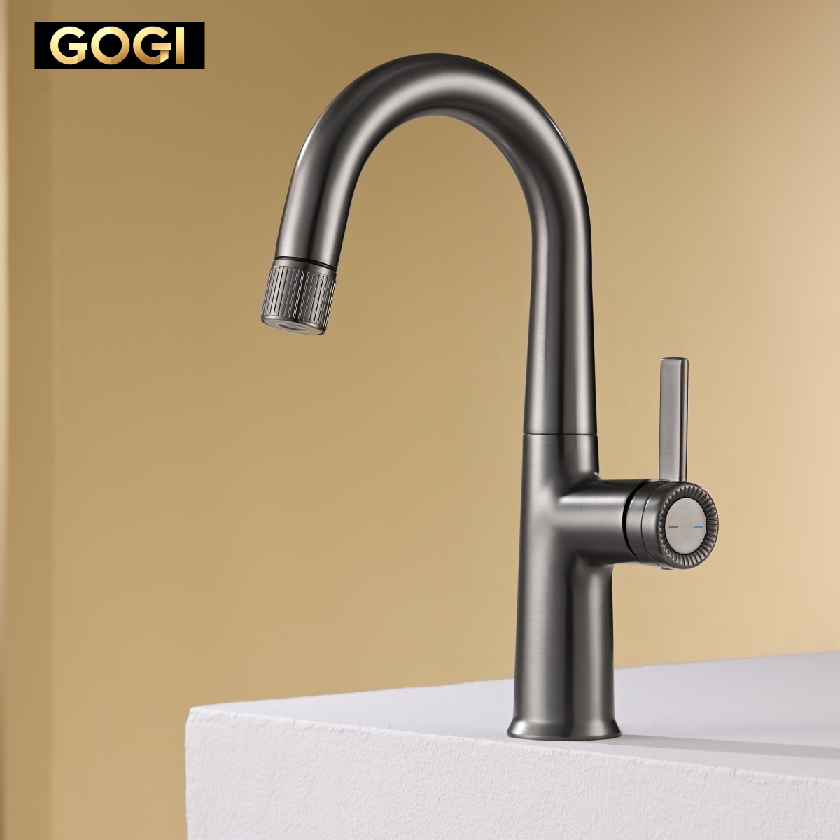 GOGI Solid Brass Gun Gray Pull - огляд і ціна Basin Mixer Cartridge