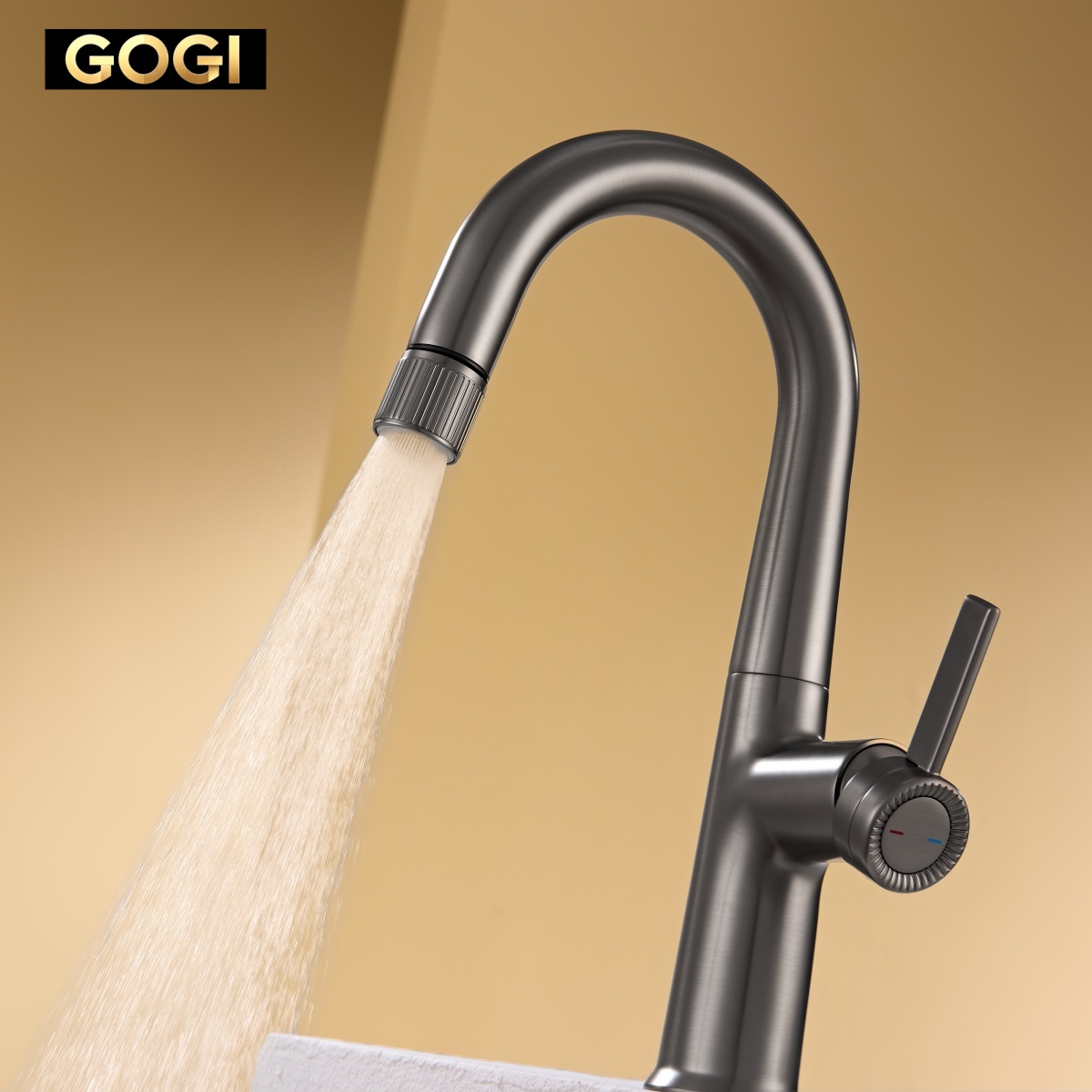 GOGI Solid Brass Gun Gray Pull - огляд і ціна Basin Mixer Cartridge